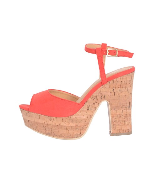 dazzlin(ダズリン)の「【goods】コルクヒールサンダル(シューズ・レディース・レッド/ネイビー/パープル/ベージュ・S/M/L)」の3枚目の写真