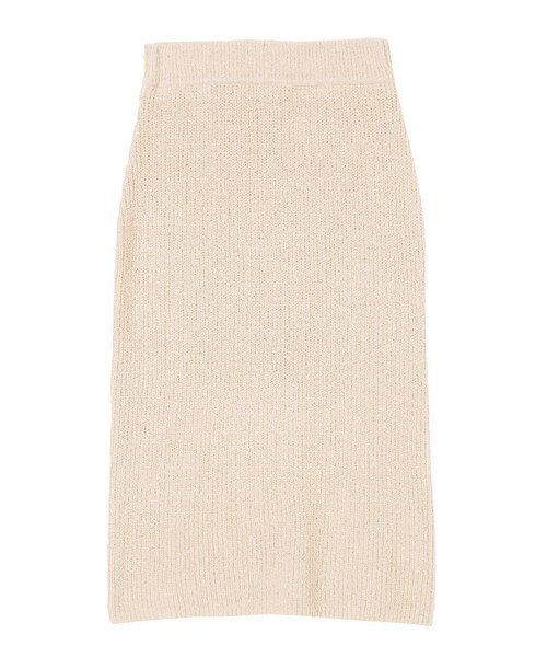 MERCURYDUO（マーキュリーデュオ）の「【DUO】 ブークレリブタイトスカート（スカート・レディース・ライトグレー/ベビーピンク/ネイビー・F）」の2枚目の写真