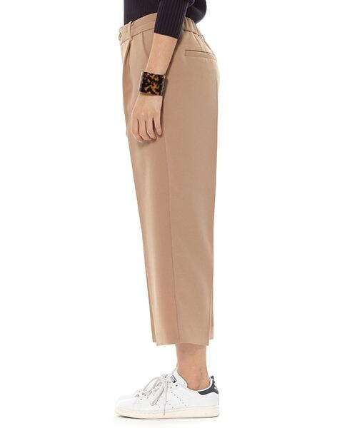 BARNYARDSTORM（バンヤードストーム）の「ワイドクロップドパンツ（パンツ・オフホワイト/ベージュ・S(0)/M(1)/L(2)）」の4枚目の写真