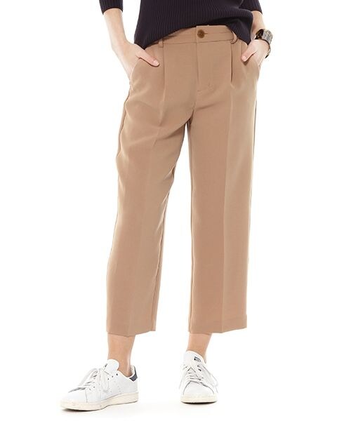 BARNYARDSTORM（バンヤードストーム）の「ワイドクロップドパンツ（パンツ・オフホワイト/ベージュ・S(0)/M(1)/L(2)）」の2枚目の写真