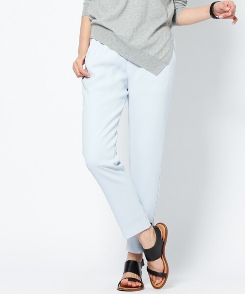 BARNYARDSTORM（バンヤードストーム）の「ダブルクロスカラーパンツ（パンツ・ブラック/ライトピンク/サックス・S(0)/M(1)/L(2)）」の2枚目の写真