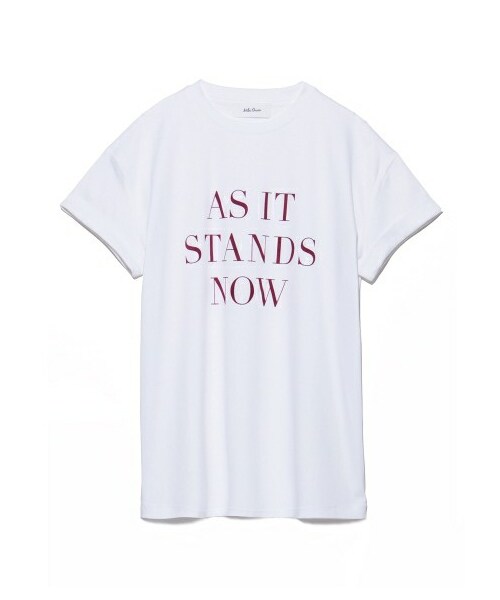 Mila Owen(ミラオーウェン)の「ロゴTシャツ(Tシャツ・レディース・WINE・F)」の1枚目の写真