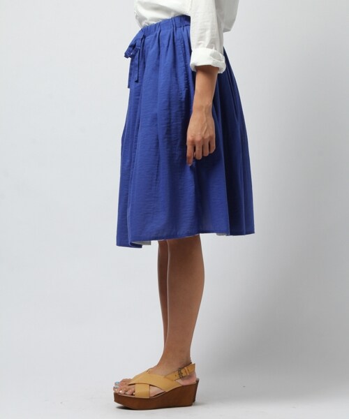 BAYFLOW（ベイフロー）の「リバーシブルギャザースカート（スカート・ブラック/ブルー/ネイビー・S/M）」の11枚目の写真