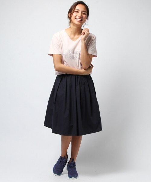 BAYFLOW（ベイフロー）の「リバーシブルギャザースカート（スカート・ブラック/ブルー/ネイビー・S/M）」の6枚目の写真