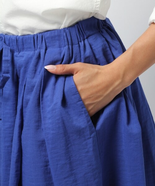 BAYFLOW（ベイフロー）の「リバーシブルギャザースカート（スカート・ブラック/ブルー/ネイビー・S/M）」の15枚目の写真