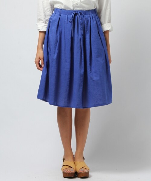 BAYFLOW（ベイフロー）の「リバーシブルギャザースカート（スカート・ブラック/ブルー/ネイビー・S/M）」の10枚目の写真