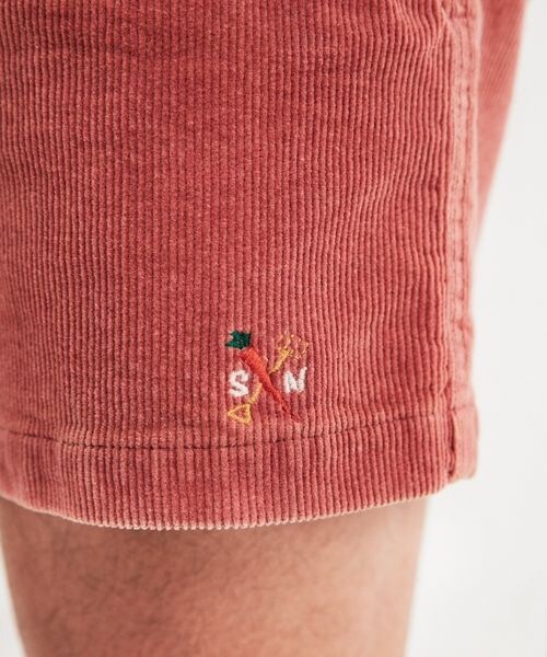 BAYFLOW（ベイフロー）の「三浦理志×BAYFLOWコラボコーデュロイショートパンツ（パンツ・オレンジ/ブラウン/ネイビー・S/M/L）」の11枚目の写真