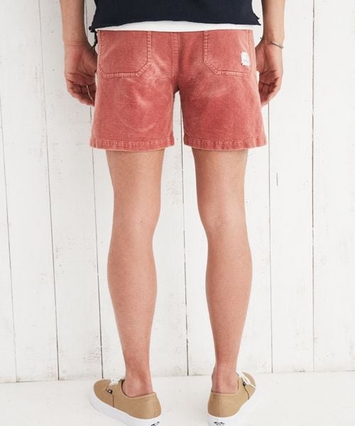 BAYFLOW（ベイフロー）の「三浦理志×BAYFLOWコラボコーデュロイショートパンツ（パンツ・オレンジ/ブラウン/ネイビー・S/M/L）」の7枚目の写真