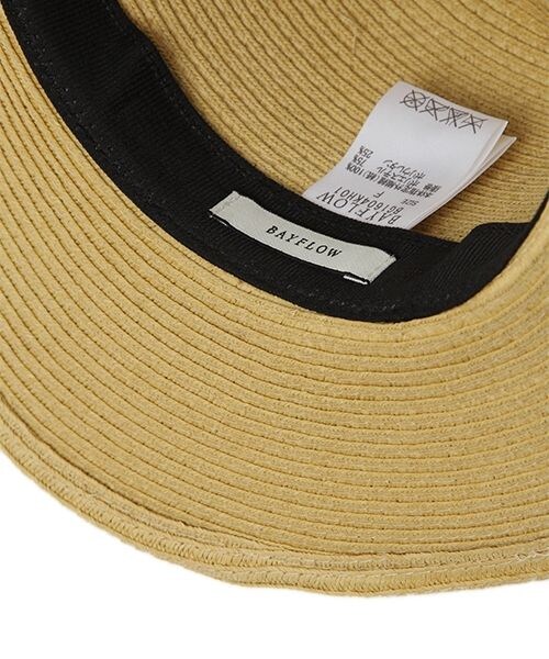 BAYFLOW(ベイフロー)の「ペーパー中折れHAT(帽子・ホワイト/ベージュ/ネイビー・F)」の13枚目の写真