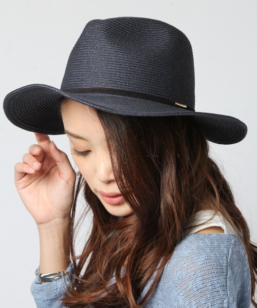 BAYFLOW(ベイフロー)の「ペーパー中折れHAT(帽子・ホワイト/ベージュ/ネイビー・F)」の3枚目の写真