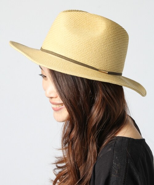 BAYFLOW(ベイフロー)の「ペーパー中折れHAT(帽子・ホワイト/ベージュ/ネイビー・F)」の2枚目の写真