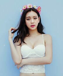 DHOLIC | フラワーディテールヘアバンド(ヘアバンド)