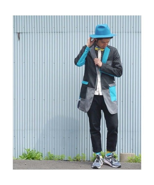 NIRAME.CO（ニラメッコ）の「蝶ネクタイ  ターコイズ（蝶ネクタイ・メンズ・その他）」の2枚目の写真