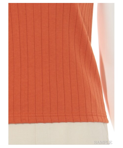 SNIDEL(スナイデル)の「カットリブタンクトップ(タンクトップ・レディース・OWHT/ORG/BLK・F)」の9枚目の写真