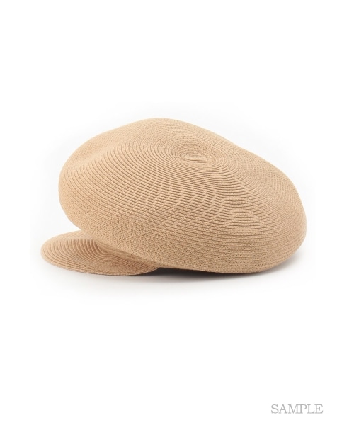 SNIDEL(スナイデル)の「ぺーパーキャスケット(キャスケット・レディース・WHT/BEG/BLK・F)」の6枚目の写真