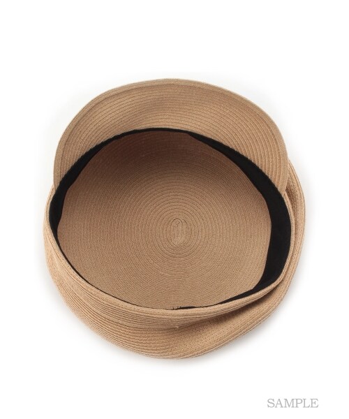 SNIDEL(スナイデル)の「ぺーパーキャスケット(キャスケット・レディース・WHT/BEG/BLK・F)」の5枚目の写真