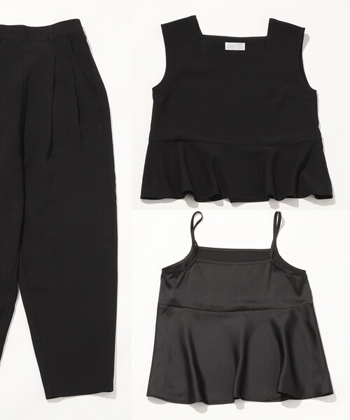 HARE（ハレ）の「３ピースコンビネゾン（ワンピース/ドレス・ブラック/ベージュ/ネイビー・FREE）」の4枚目の写真