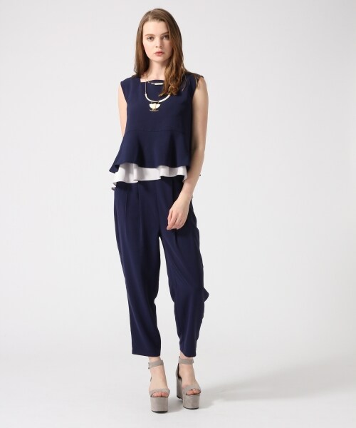 HARE（ハレ）の「３ピースコンビネゾン（ワンピース/ドレス・ブラック/ベージュ/ネイビー・FREE）」の3枚目の写真