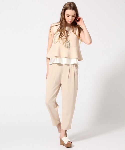 HARE（ハレ）の「３ピースコンビネゾン（ワンピース/ドレス・ブラック/ベージュ/ネイビー・FREE）」の2枚目の写真