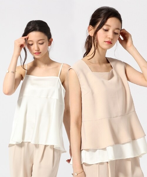 HARE（ハレ）の「３ピースコンビネゾン（ワンピース/ドレス・ブラック/ベージュ/ネイビー・FREE）」の10枚目の写真