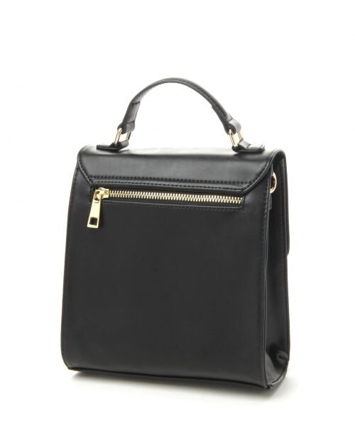 HARE(ハレ)の「スクエアフラップBAG(バッグ・ブラック/グレー/オレンジ・FREE)」の5枚目の写真