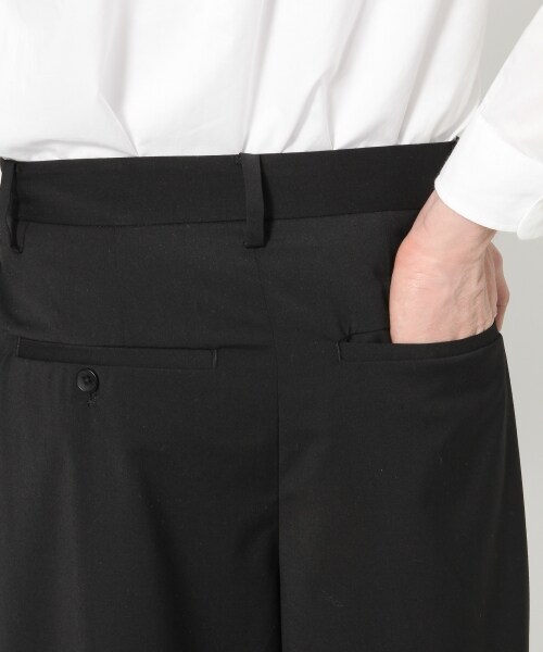 HARE（ハレ）の「ワンタックガウチョパンツ（パンツ・ブラック/グレー/ブルー・S/M/L）」の14枚目の写真