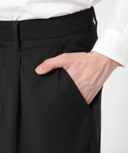 HARE（ハレ）の「ワンタックガウチョパンツ（パンツ・ブラック/グレー/ブルー・S/M/L）」の12枚目の写真