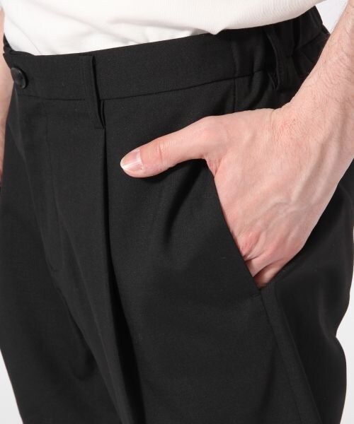 HARE（ハレ）の「サマーウールショーツ（パンツ・ブラック/グレー/ベージュ・S/M/L）」の7枚目の写真