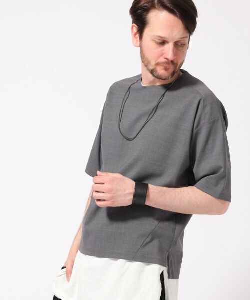 HARE（ハレ）の「スリットプルオーバー（トップス・ブラック/グレー/ベージュ/ブルー・S/M/L）」の2枚目の写真