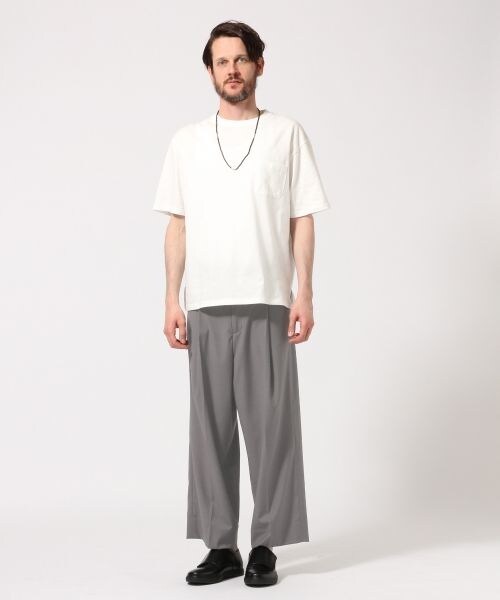 HARE（ハレ）の「TRワンタックワイドパンツ（パンツ・ブラック/グレー系その他/グレー/カーキ/カーキ系その他・S/M/L）」の6枚目の写真