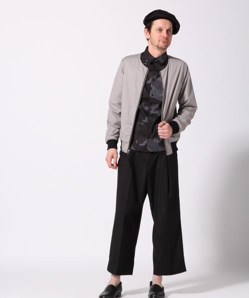 HARE（ハレ）の「TRワンタックワイドパンツ（パンツ・ブラック/グレー系その他/グレー/カーキ/カーキ系その他・S/M/L）」の7枚目の写真