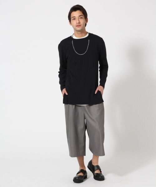 HARE（ハレ）の「ガウチョパンツ（パンツ・ブラック/グレー・S/M）」の5枚目の写真