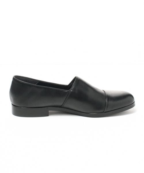 HARE(ハレ)の「TOECAPレザースリッポン(シューズ・ブラック/グレー/ベージュ・M/L)」の5枚目の写真