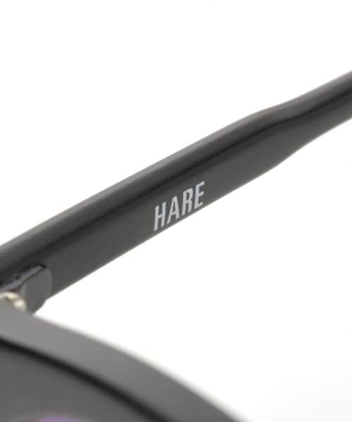 HARE（ハレ）の「ミラーブロウサングラス（ファッション雑貨・オフホワイト/ブラック・FREE）」の6枚目の写真