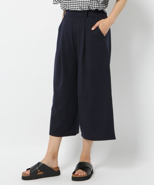 Heather（ヘザー）の「16SSカットガウチョパンツ2（パンツ・ホワイト/ブラウン/ネイビー・FREE）」の3枚目の写真