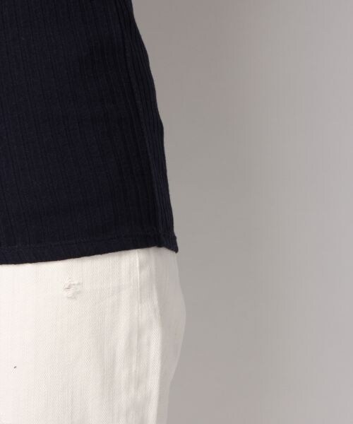 Heather（ヘザー）の「オフショルバックリボン半袖（トップス・オフホワイト/サックスブルー/ネイビー・FREE）」の9枚目の写真