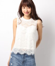 Heather | ビスチェレースノースリーブ(トップス)