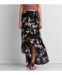 American Eagle | AEOプリントラップマキシスカート(スカート)