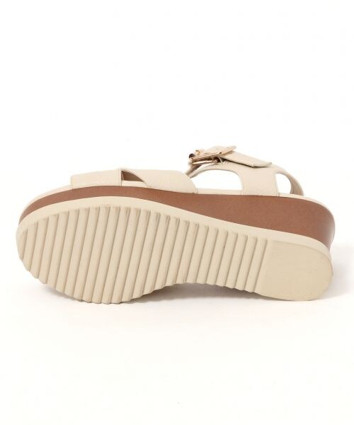 Heather(ヘザー)の「クロスアツゾコサンダル(シューズ・アイボリー/ブラック/チェック/レッド/花柄・S(22.5)/M(23.5)/L(24.5))」の9枚目の写真