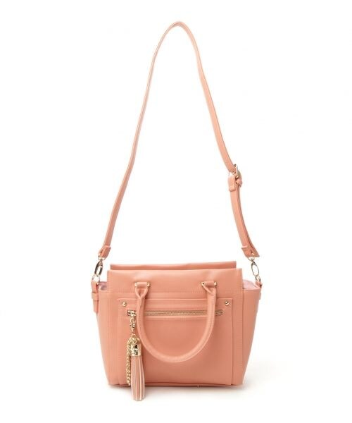 Heather（ヘザー）の「タッセルショルダーBAG（バッグ・アイボリー/ブラック/ピンク・ONE SIZE）」の3枚目の写真