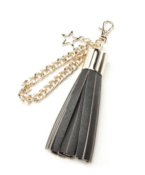 Heather（ヘザー）の「タッセルショルダーBAG（バッグ・アイボリー/ブラック/ピンク・ONE SIZE）」の8枚目の写真