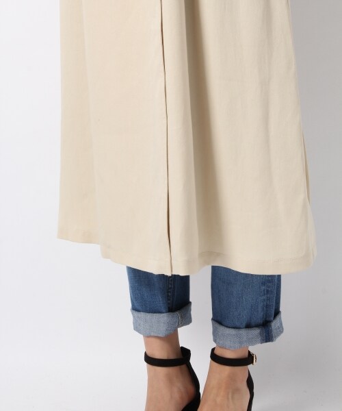 Heather（ヘザー）の「リヨセルロングトレンチ（ジャケット/アウター・カーキ・FREE）」の12枚目の写真