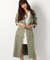 Heather | リヨセルロングトレンチ(ジャケット/アウター)