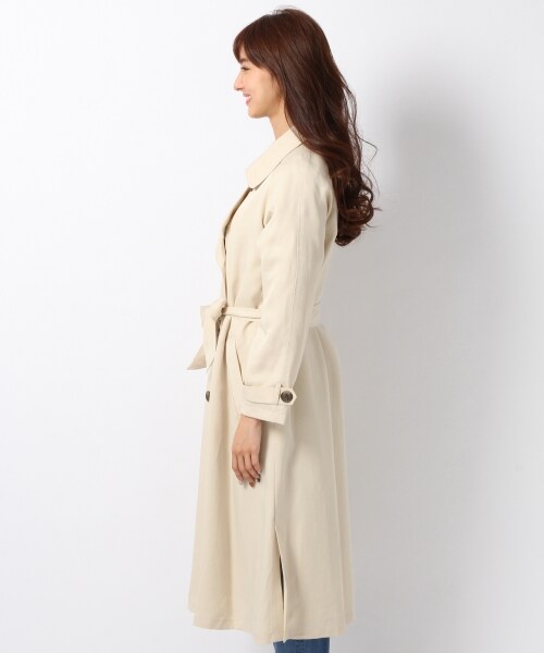 Heather（ヘザー）の「リヨセルロングトレンチ（ジャケット/アウター・カーキ・FREE）」の5枚目の写真