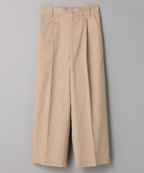 JEANASIS（ジーナシス）の「キャンバスワイドパンツ（パンツ・ホワイト()/ブラック()/ベージュ()・FREE）」の3枚目の写真