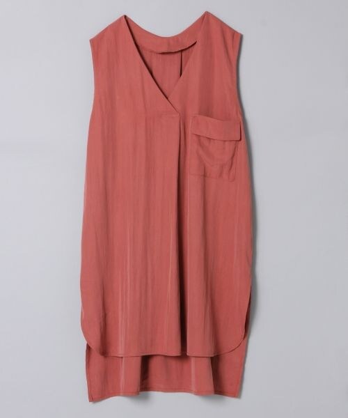 JEANASIS（ジーナシス）の「ビンテージVノースリーブ（トップス・ホワイト()/ブラック()/サーモンピンク()・FREE）」の3枚目の写真