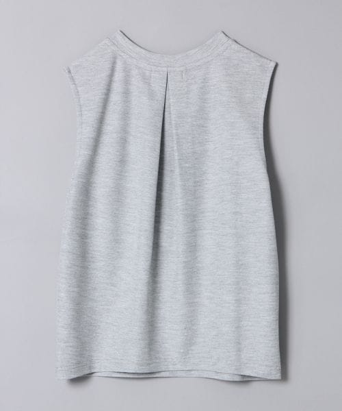 JEANASIS（ジーナシス）の「Wフェイスポケノースリーブ（トップス・オフホワイト()/ブラック()/杢グレー()/ベージュ()・FREE）」の8枚目の写真