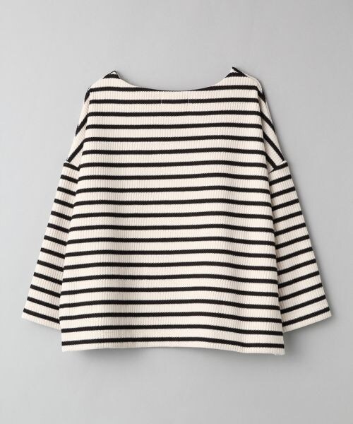 JEANASIS（ジーナシス）の「ボンディングワイドプルオーバー（トップス・ブラック()/カーキ()・FREE）」の3枚目の写真