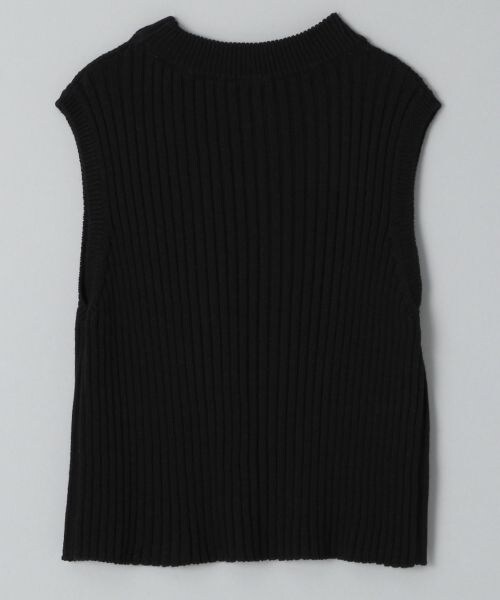JEANASIS（ジーナシス）の「7Gワイドリブベスト（トップス・オフホワイト()/ブラック()/ベージュ()・FREE）」の4枚目の写真