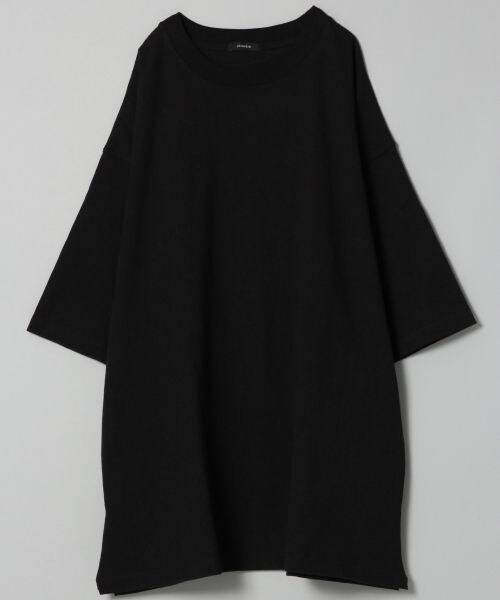 JEANASIS（ジーナシス）の「BIGスリットプルオーバーSS（トップス・オフホワイト()/ブラック()/ベージュ()・FREE）」の2枚目の写真